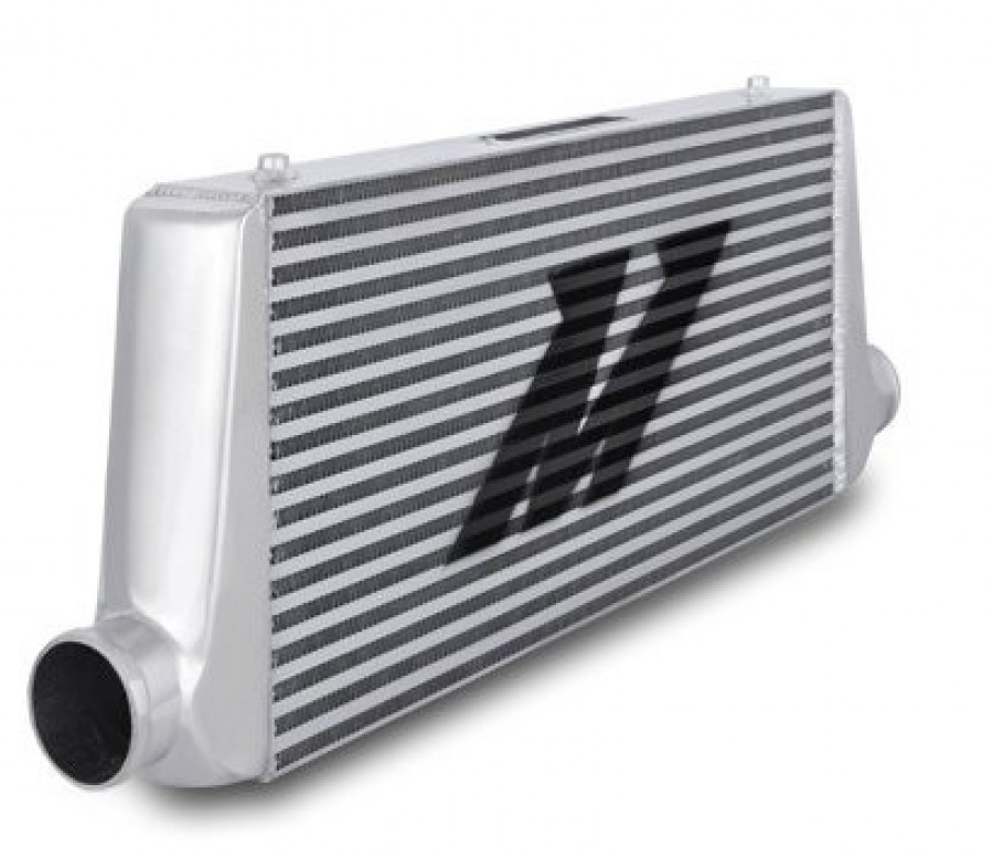 Mishimoto Universal R-Line Intercooler - Black - Bar-and-Plate Construction - MMINT-URB